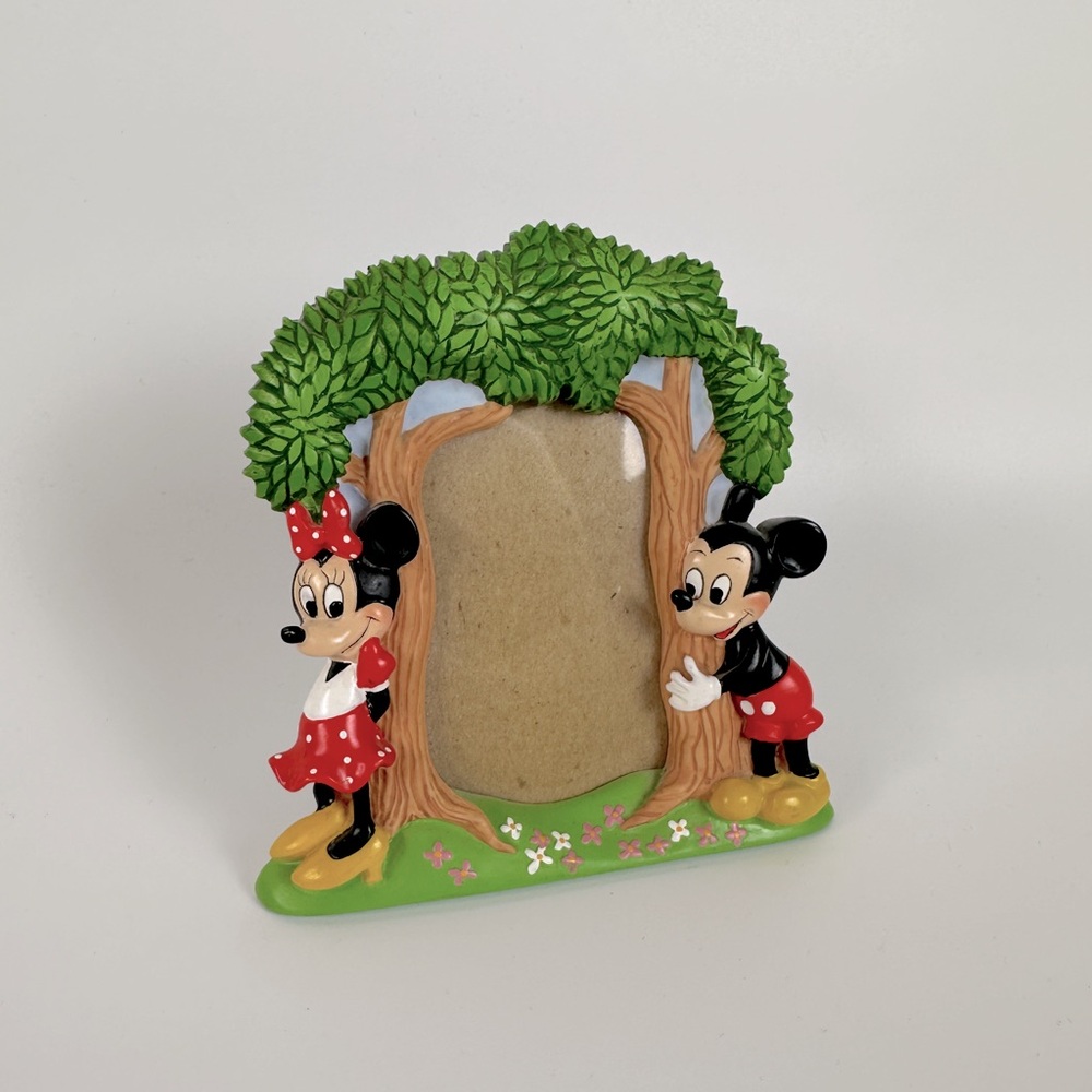 4/$25 Disney Mickey & Minnie Mouse Table Top Photo Frame Small Cute Love Tree